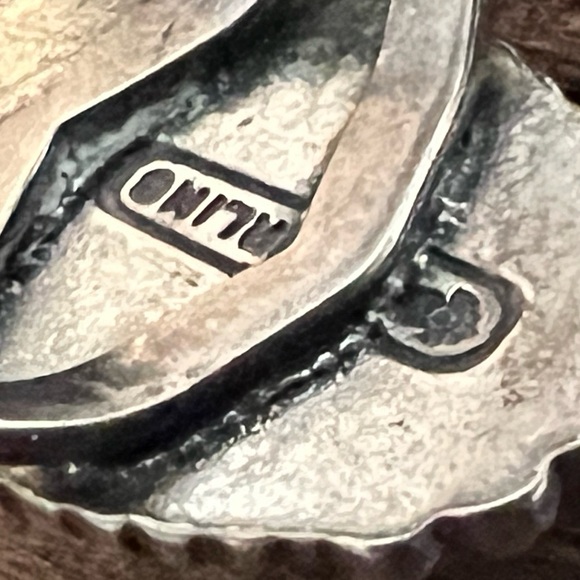 Navajo Native American Blue Turquoise Ring Maisel’s Indian Trading Post Oval - Picture 7 of 16